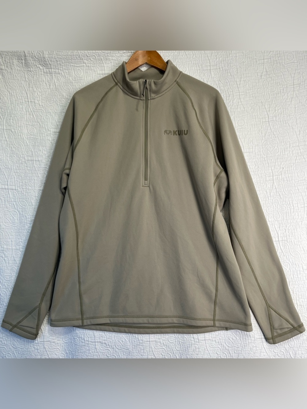 Kuiu Peloton 200 Pullover Shirt Mens XL Quarter Zip Lightweight Fleece Mid Layer